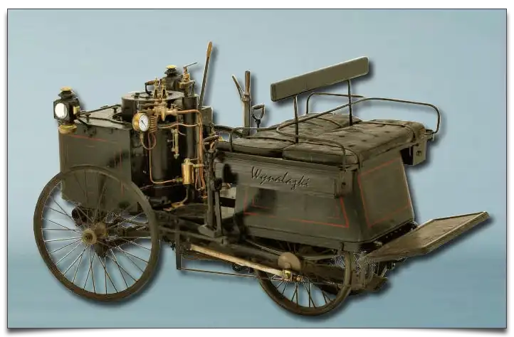 pojazd parowy De Dion - pojazd parowy