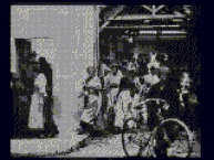 wyjście robotników z fabryki