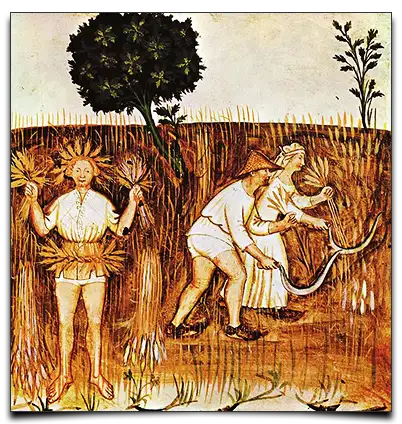 średniowieczna rycina