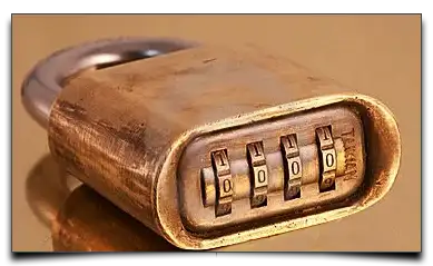kłódka z zamkiem szyfrowym kłódka z zamkiem szyfrowym
