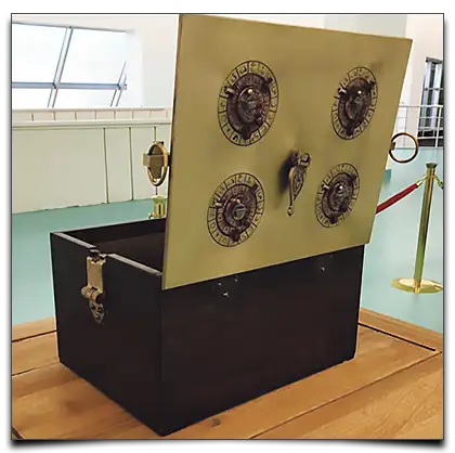 zamek szyfrowy na szkatule