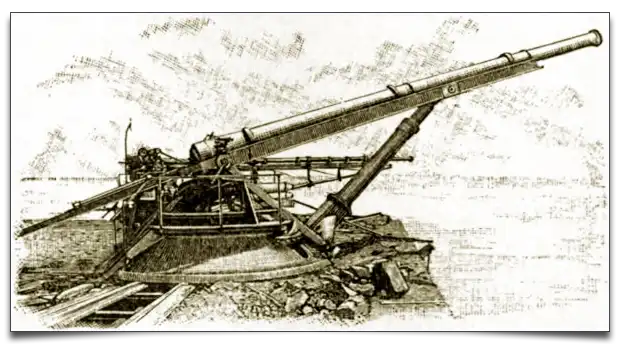 działo pneumatyczne pomysłu Żalińskiego