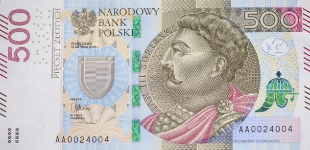 500 złotych w jednym kawałku