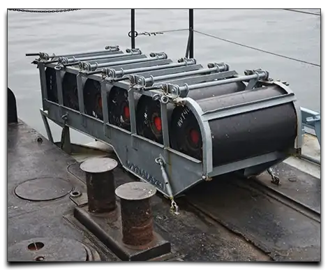 zrzutnia bomb głębinowych
