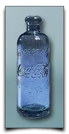 jedna z pierwszych butelek Coca-coli