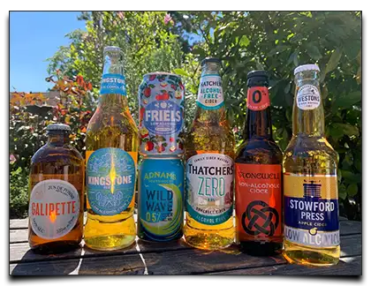 różne odmiany cydru