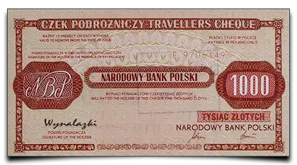 czek podróżny