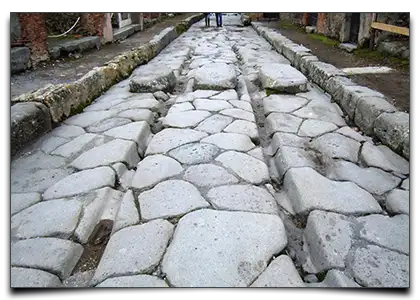 droga w Pompejach