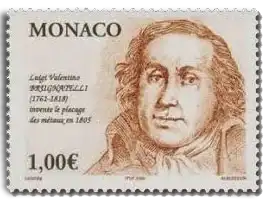 Luigi Brugnatelli na znaczku