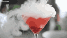 dymiący drink