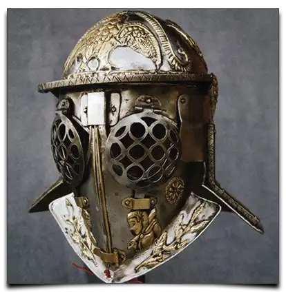 hełm gladiatora