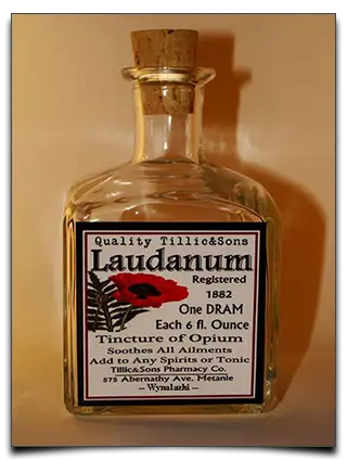 buteleczka z laudanum