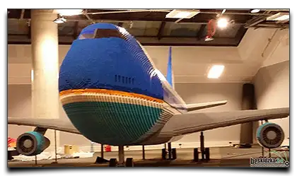 Jumbo jet z klocków