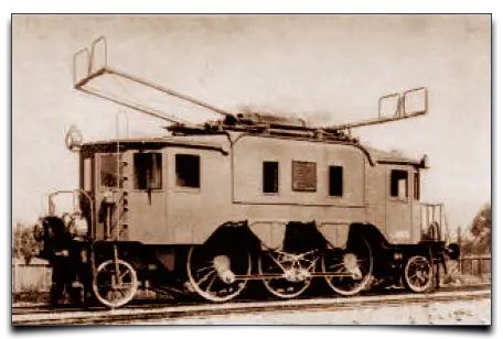 elektrowóz Trenta z 1912 roku