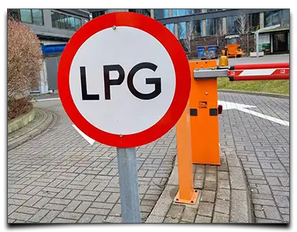 zakaz dla pojazdów napędzanych przy pomocy LPG