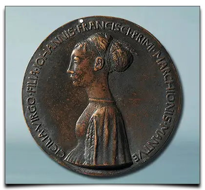 medal Cecylii Gonzagi z 1448 roku