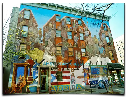 mural "niby dom"