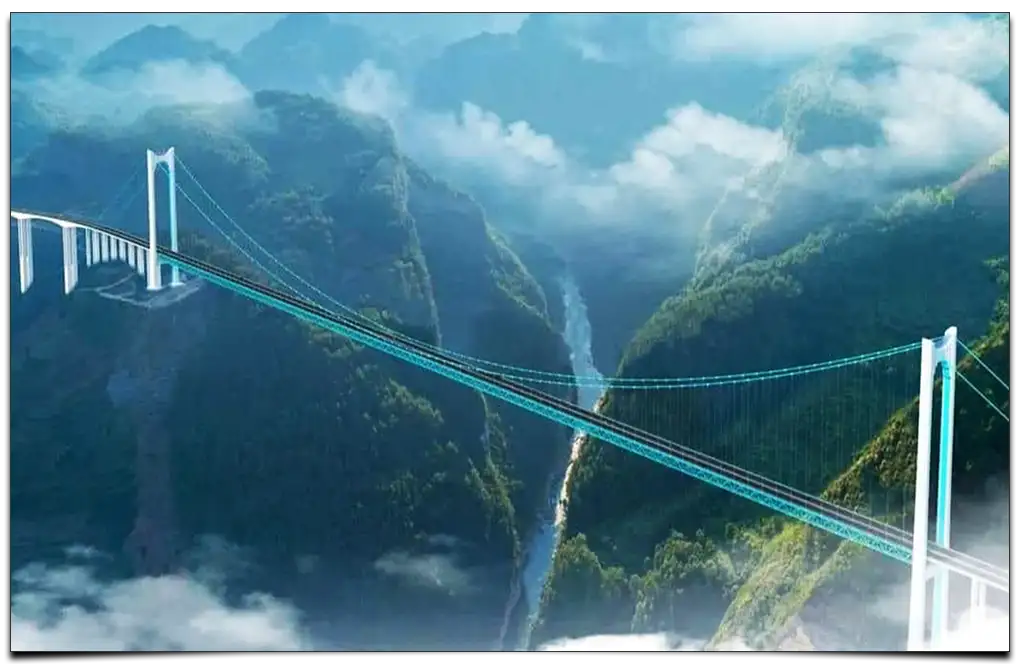 most Huajiang Grand Canyon Bridge