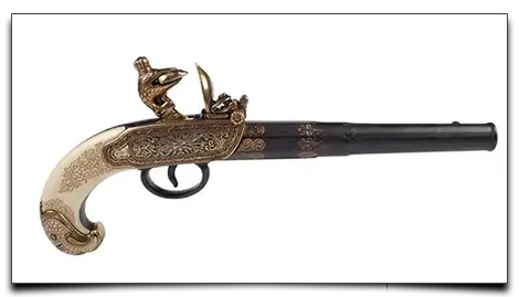 pistolet skałkowy