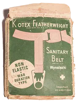 opakowanie po podpaskach firmy Kotex