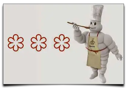 trzy gwiazdki Michelin'a