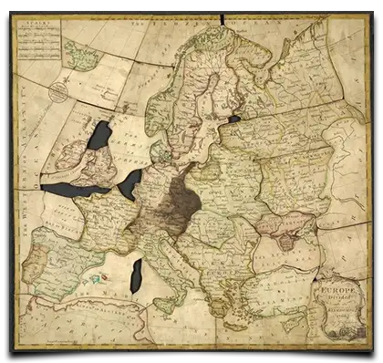 puzzle - mapa Europy
