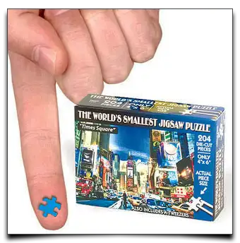 najmniejsze puzzle
