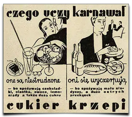 slogan: cukier krzepi