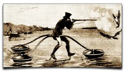 rower używany do polowań na kaczki
