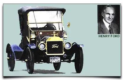 Henry Ford i jego pojazd