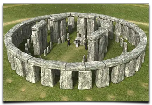 pierwotny wygląd Stonehenge
