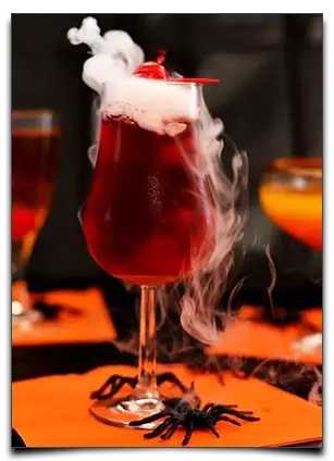 drink z suchym lodem