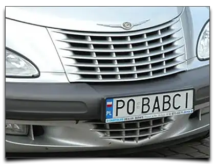 tablica rejestracyjna