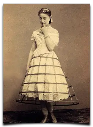 spódnica typu hoop