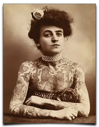 tatuaż z 1909 roku