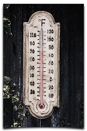 termometr ze skalą Fahrenheita