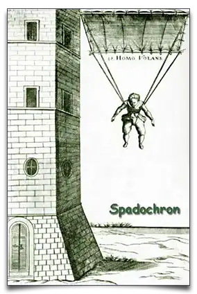 spadochron pomysłu Veranzio spadochron pomysłu Veranzio