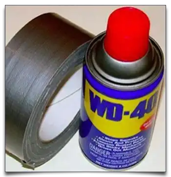 WD-40 i duct tape