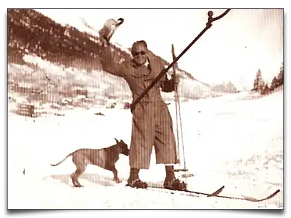 Ernst Constam na wyciągu
