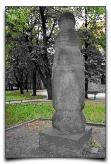 słup drogowy
